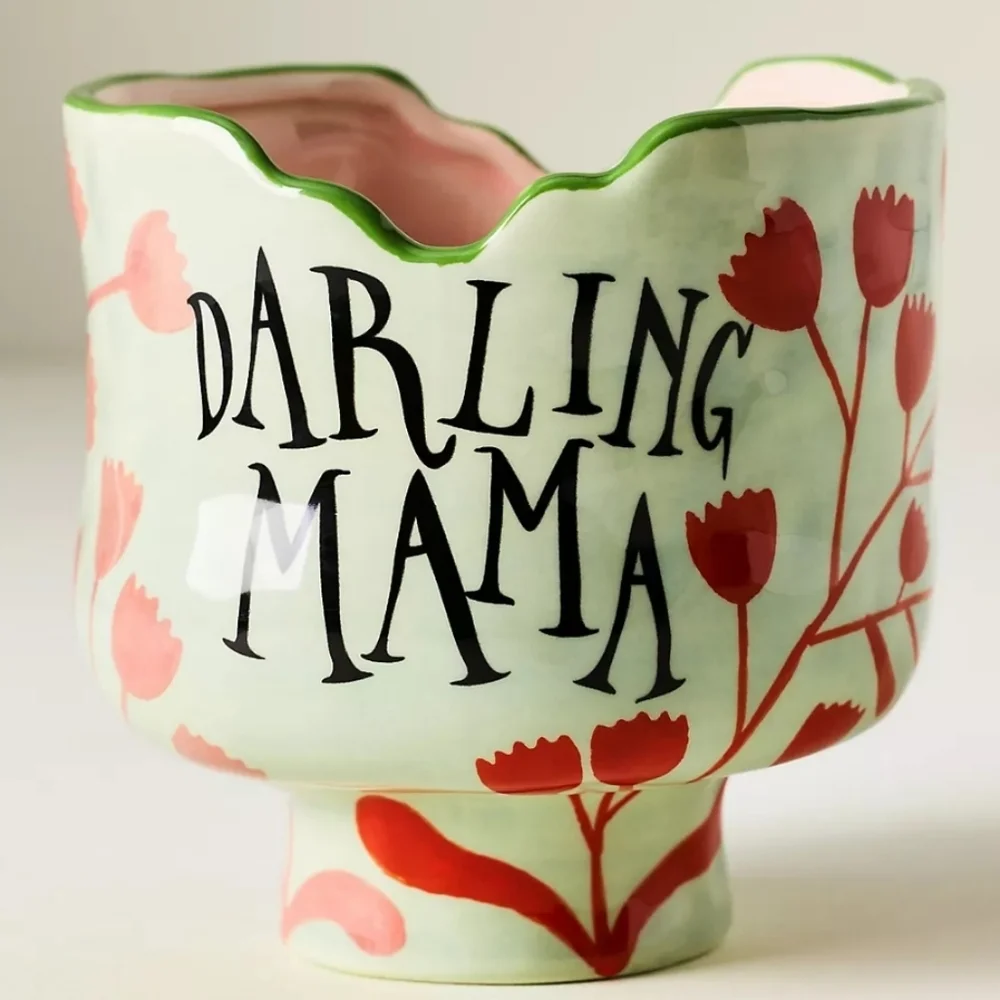 NEW Natalie Ferstendik x Anthropologie Floral Wildflower Bouquet Ceramic Candle